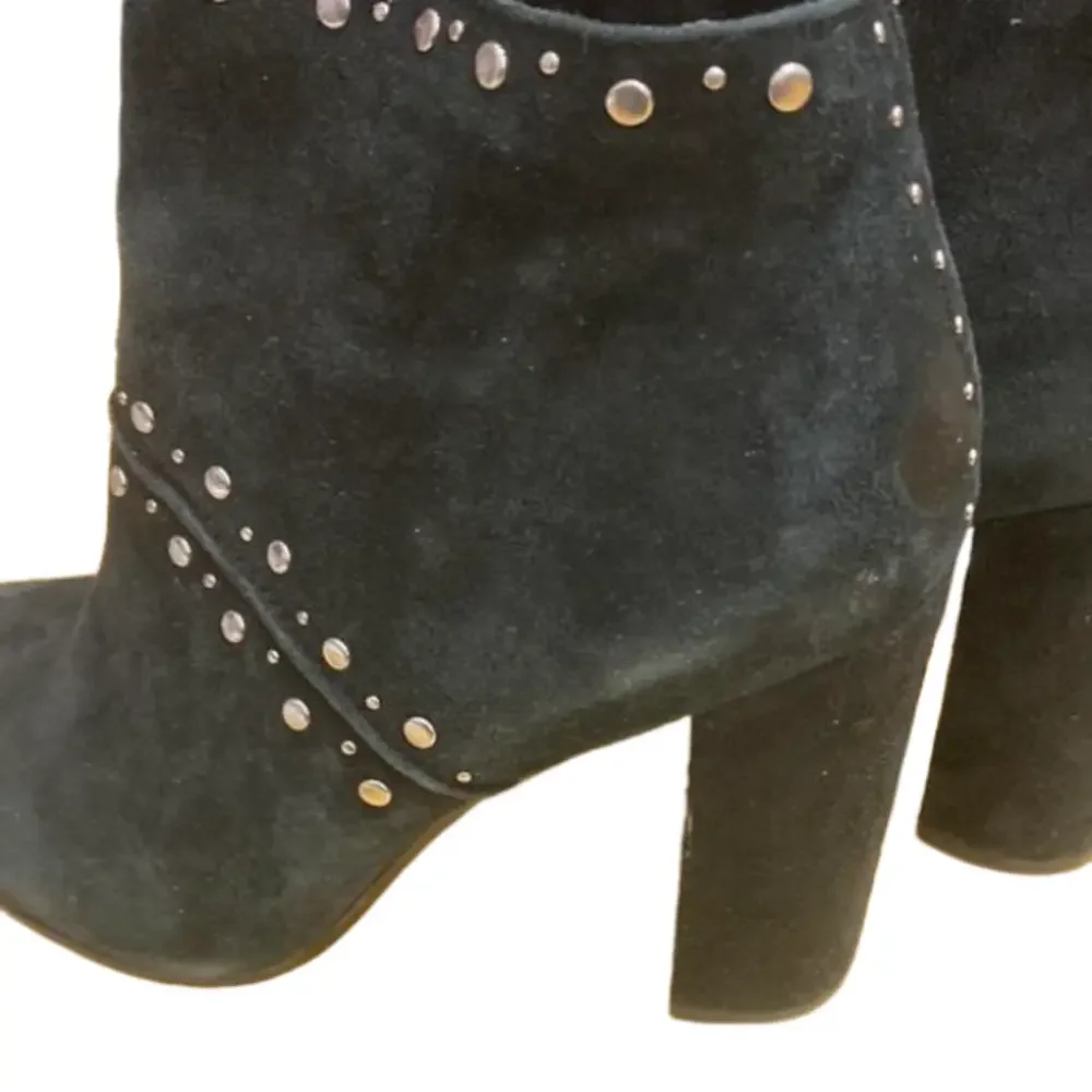 Sam Edelman Ankle Suede Studded Ankle Boots Size 7.5